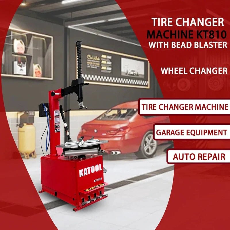 Katool KT-T810 – Tire Changer (Swing-Arm, Bead Blaster)