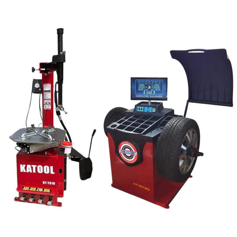 Katool KT-T810 + KT-B750 – Tire Changer + Wheel Balancer (Combo)