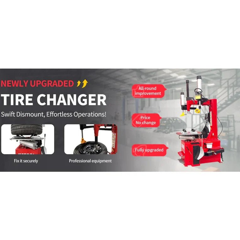 Katool KT-T830 – Tire Changer (Wheel Clamp, Assist Arms)