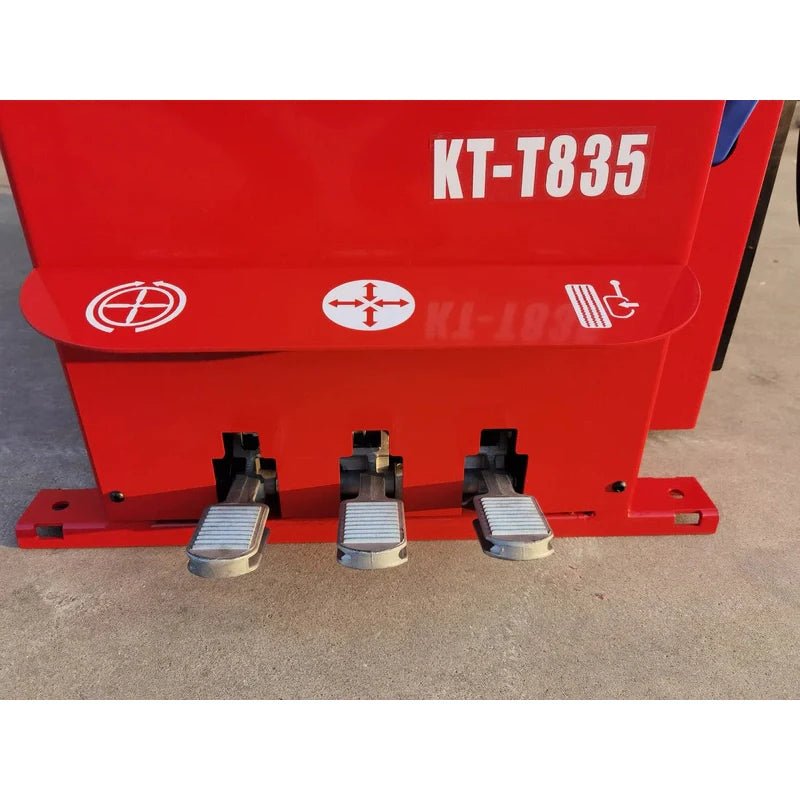Katool KT-T835 – Tire Changer (Wheel Clamp, Assist Arms)