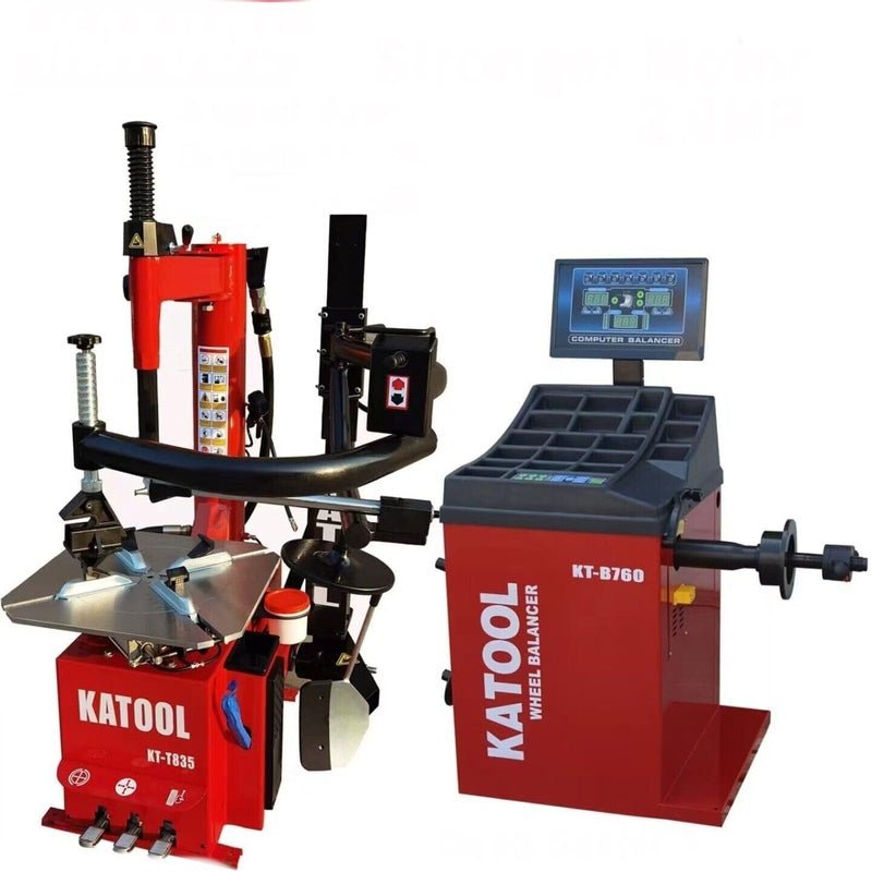 Katool KT-T835 + KT-B760 – Tire Changer + Wheel Balancer (Combo)