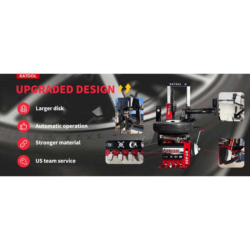 Katool KT-T855 – Tire Changer (Vertical Press)