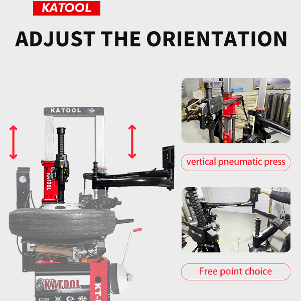 Katool KT-T855 – Tire Changer (Vertical Press)