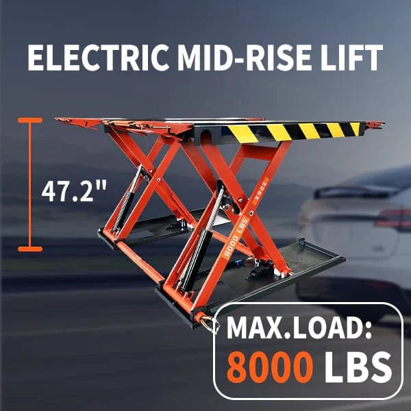 Katool X90E – Scissor Lift (8,000 lb, Mid-Rise)