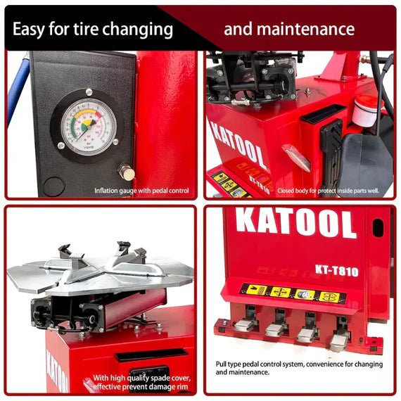 Katool KT-T810 + KT-B700 – Tire Changer + Wheel Balancer (Combo)