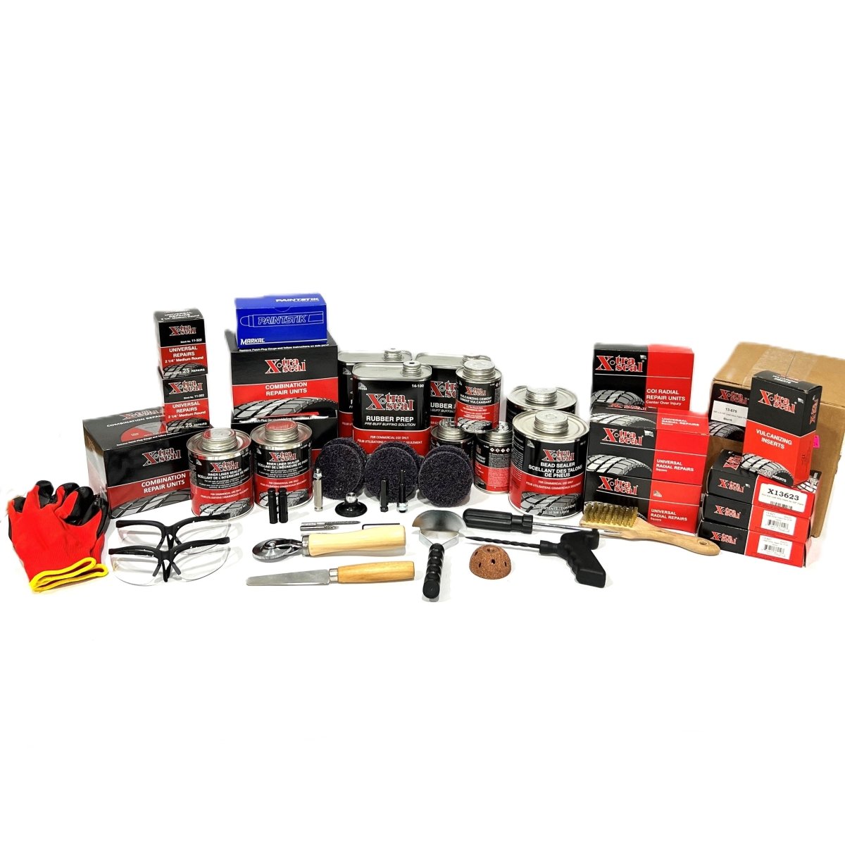 MT-RSR MT-TRK01 Tire Repair Toolbox, Complete Kit for On-the-Go Repairs