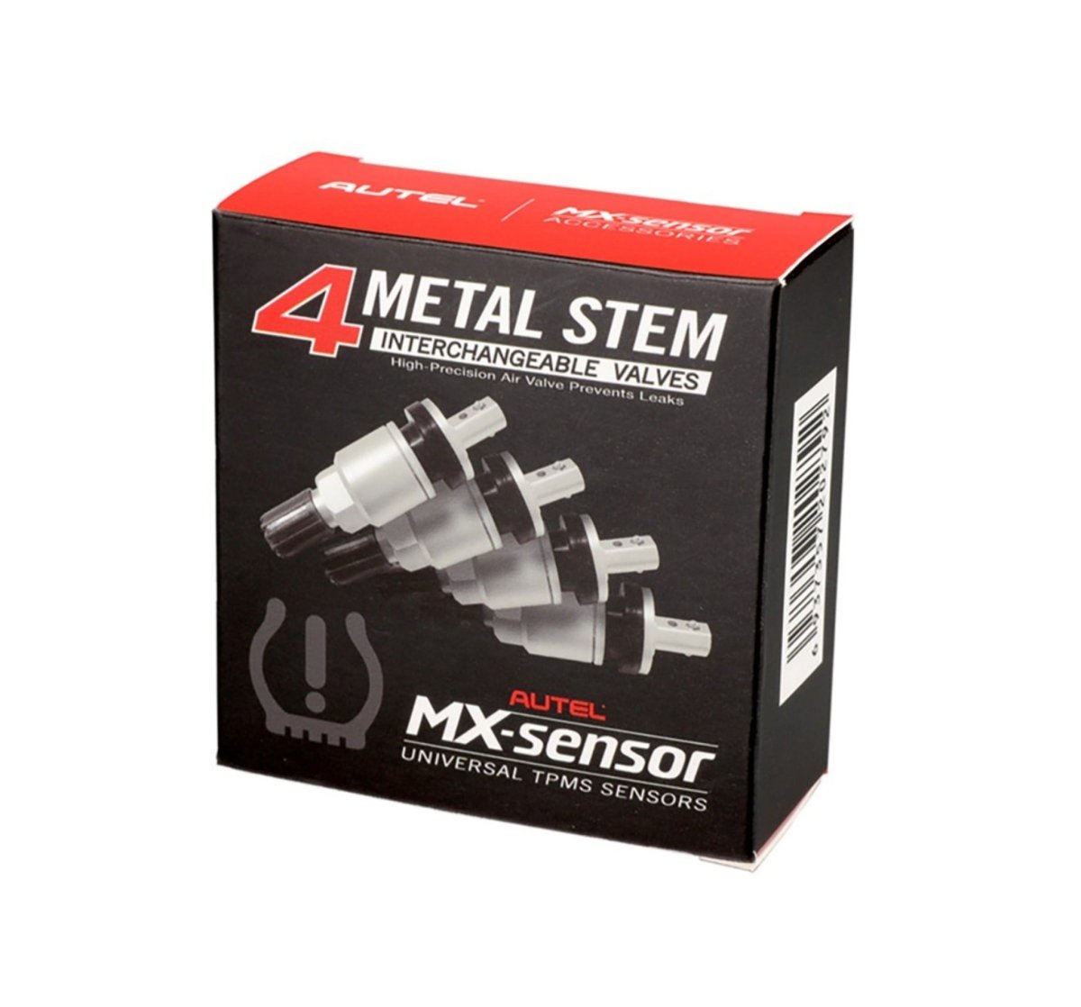 MT-RSR MX-Sensor-M Replacement TPMS Valve Stems, Metal, Press-In, 4-Pack