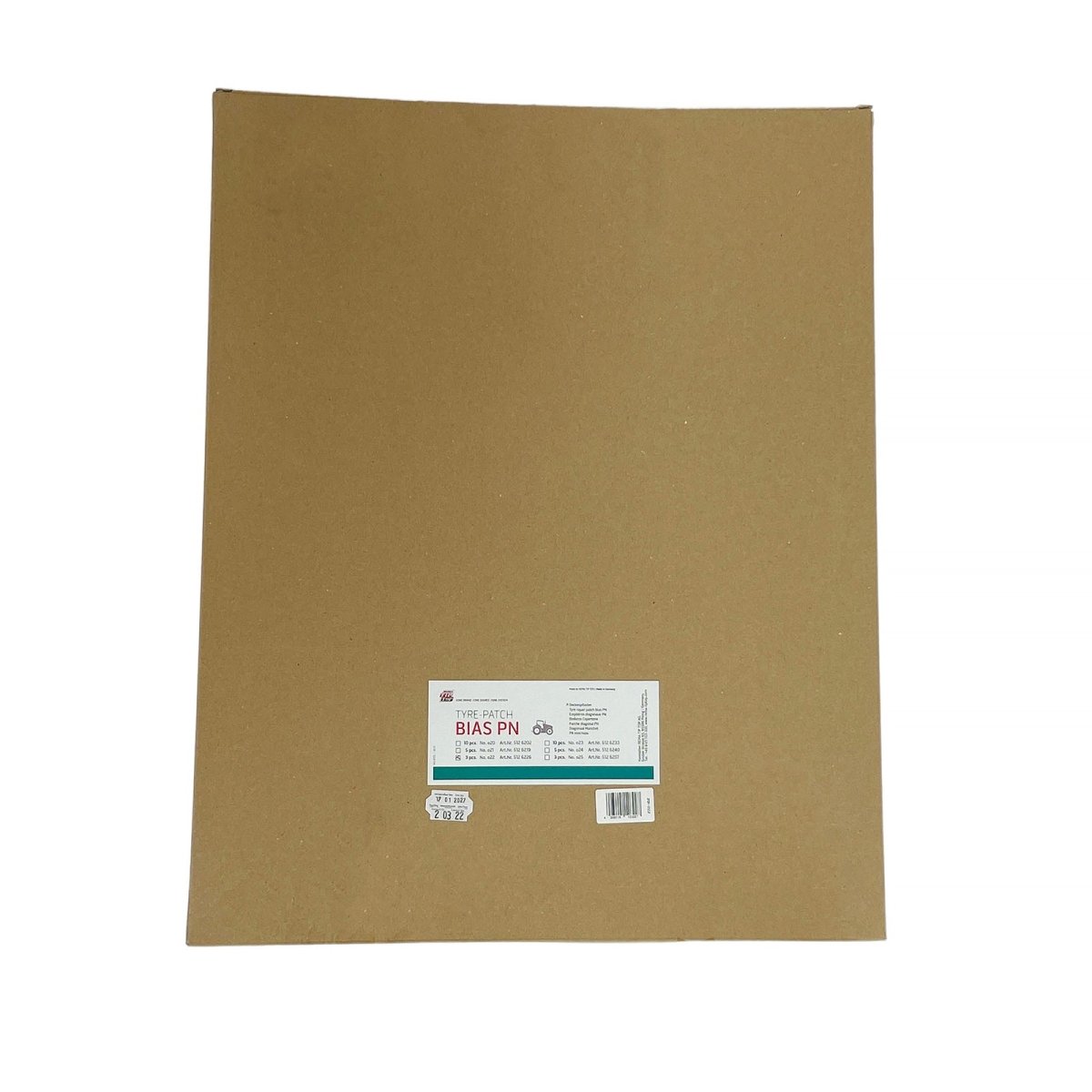 REMA REM-PN-22 Bias Ply Repair Unit, AG 20", 4-Ply, PN-22 (Box of 3)