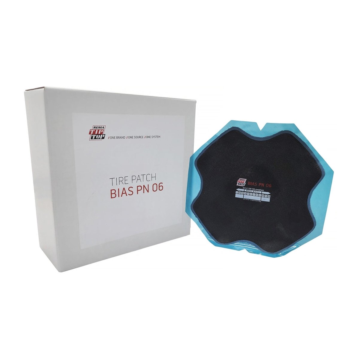 REMA REM-PN-6 Bias Ply Repair Unit, 9-1/4" Diameter, 6 Ply (Box of 10)