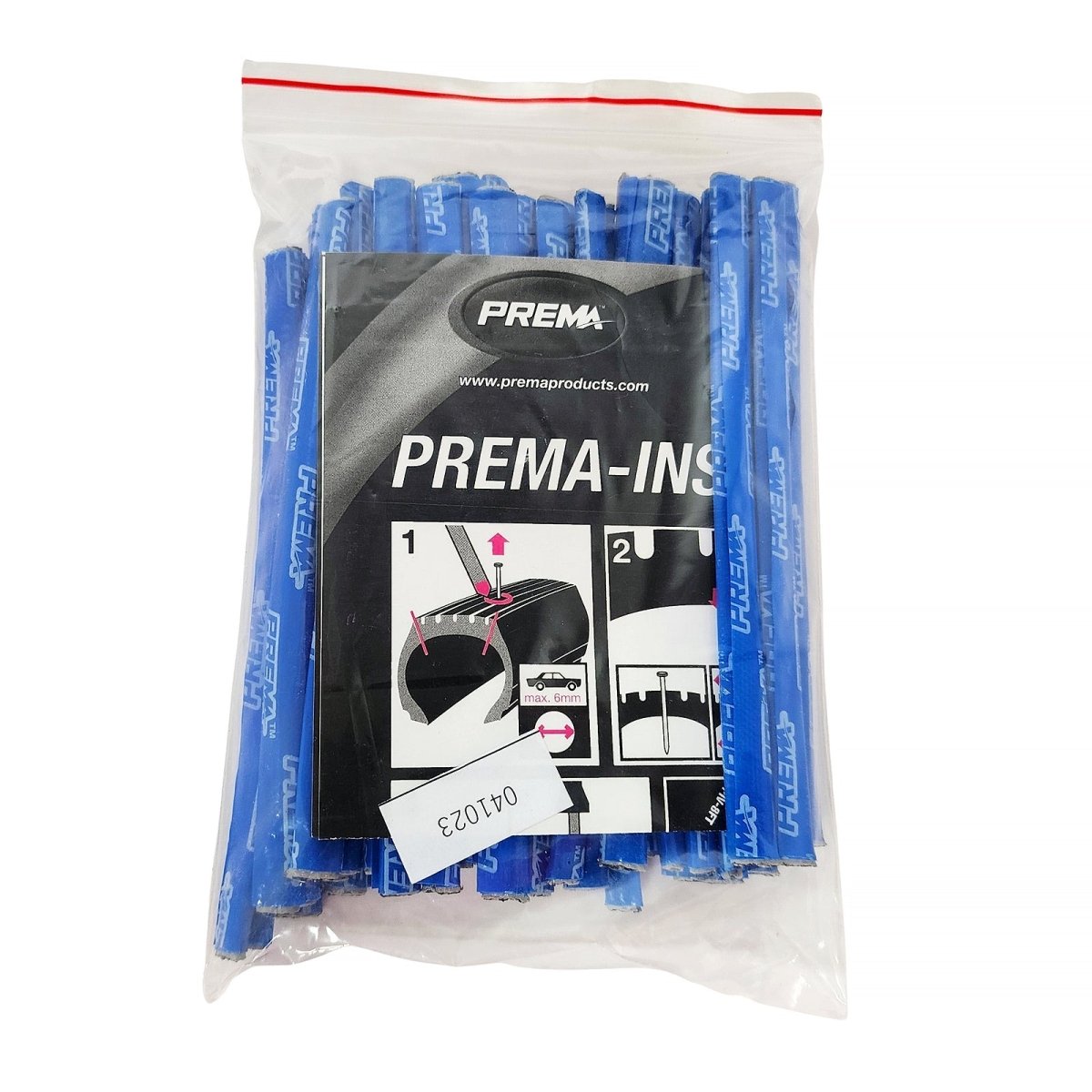 PREMA PRE-PRI-3 Insert Repair, 1/4" Hole, 5-1/8" Length, Reinforced Blue Poly Wrapped (Box of 40)