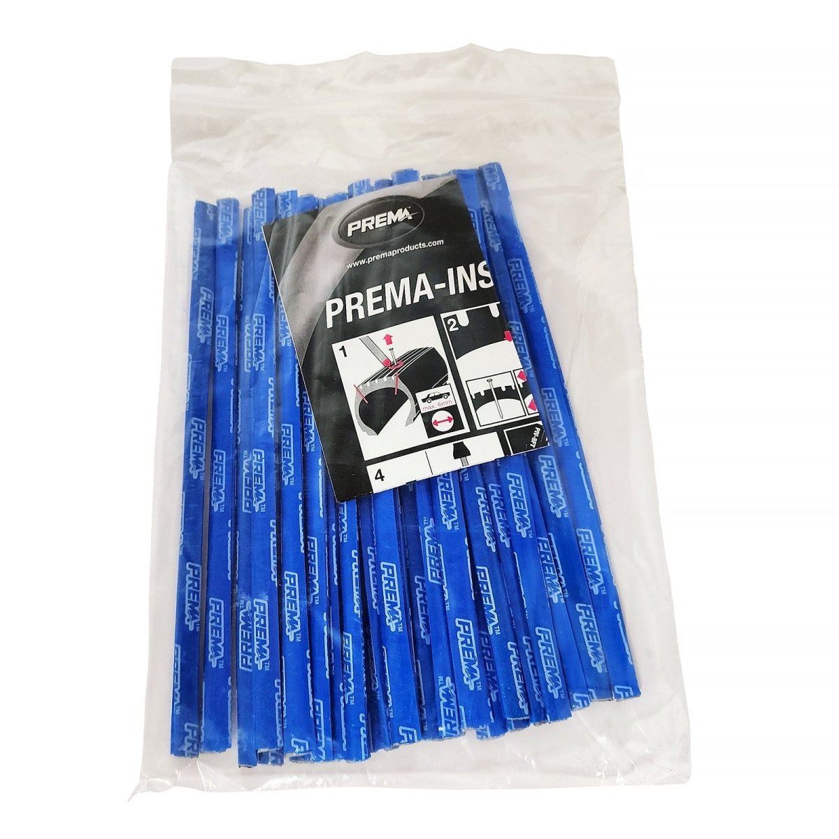 PREMA PRE-PRI-4 Insert Repair, For 1/4" Hole, 7-1/2" Long, Reinforced Blue Poly Wrapped (Box of 25)
