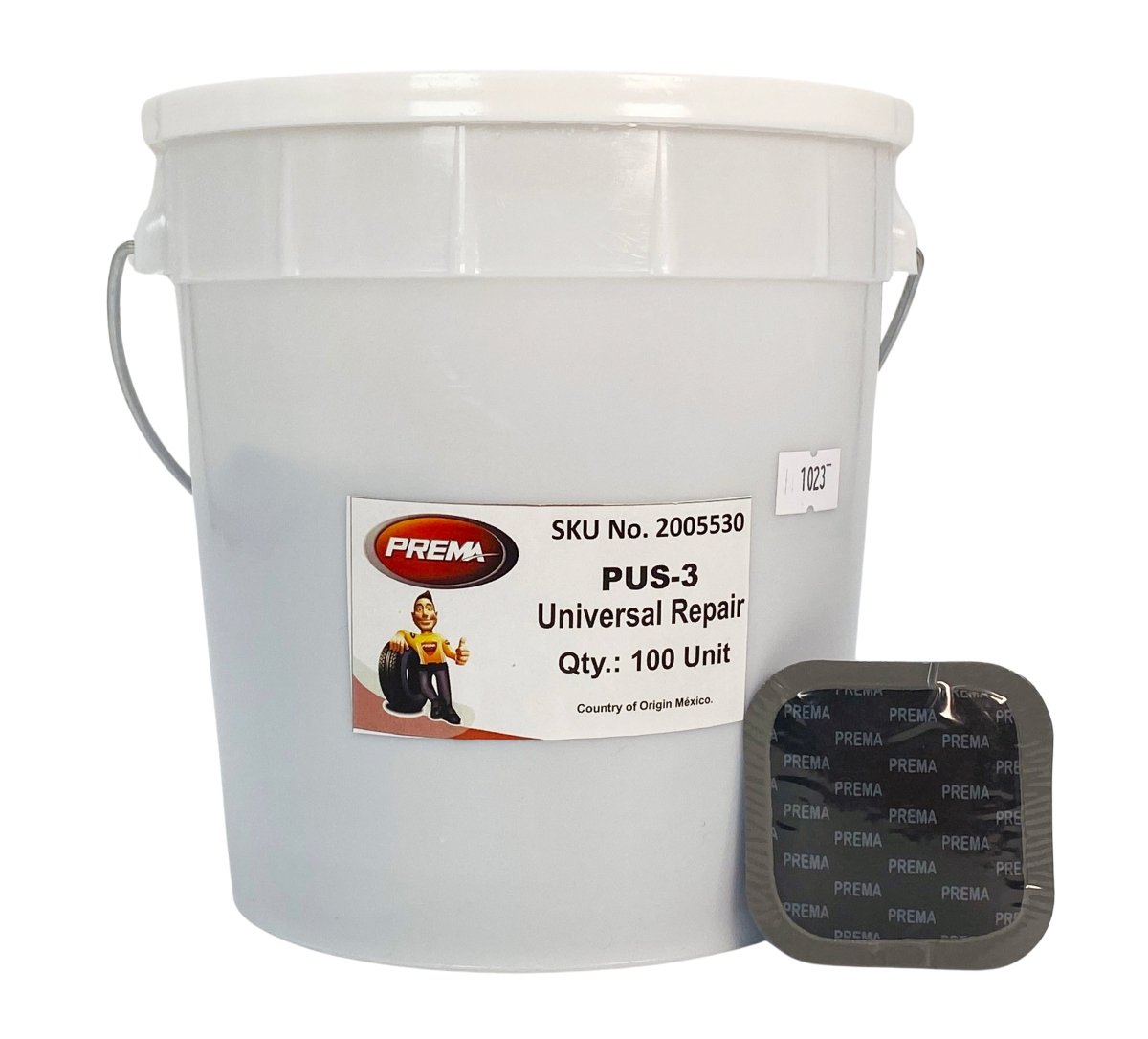 PREMA PRE-PUS-3 Universal Tire Patch, 2-1/4" Square (100/Bucket)
