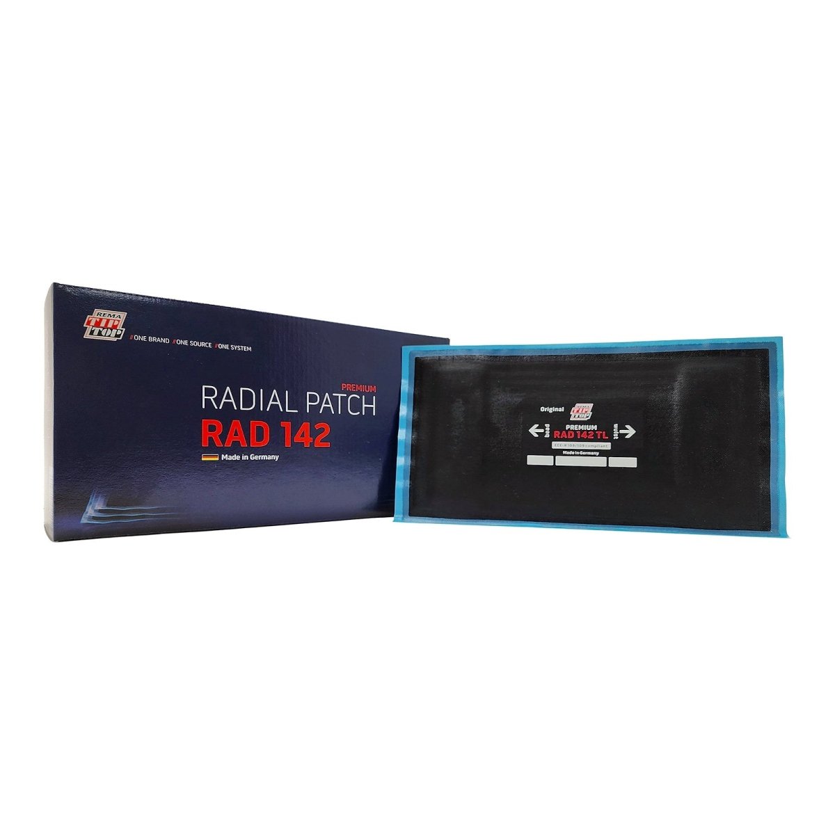 REMA REM-RAD-142 Radial Repair Unit, 10-1/4" x 5", 4-Ply, Box of 10