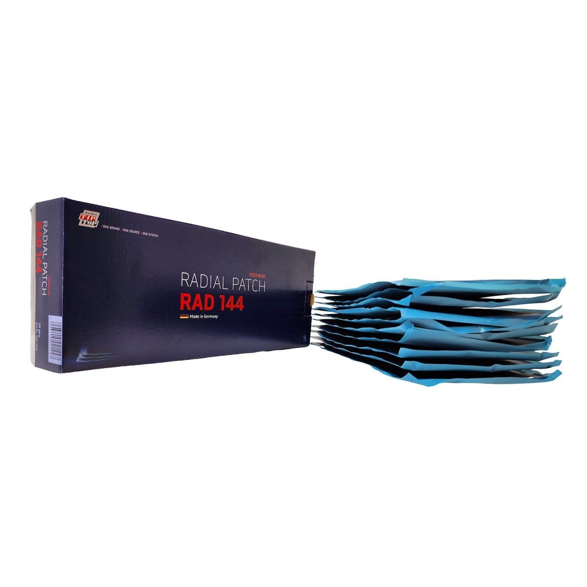 REMA REM-RAD-144 Radial Repair Unit, 13" x 5", 4-Ply, Box of 10