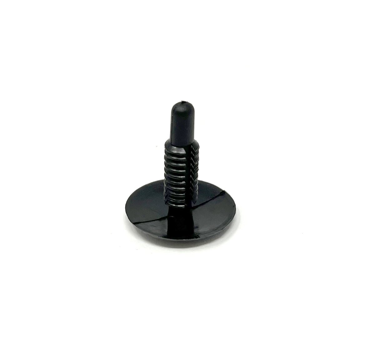 MT-RSR RC-607-50 Black Nylon Trim Panel Retainer Clip, 1/4" Hole, 1 3/32" Stem (50 Pack)