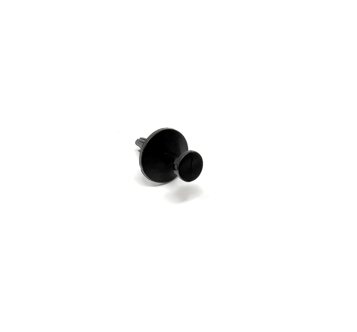 MT-RSR RC-652-50 Push-Type Retainer, Black Nylon, 11/16" Head Dia, 9/16" Stem, Fits 1/4" Hole, Pack of 50