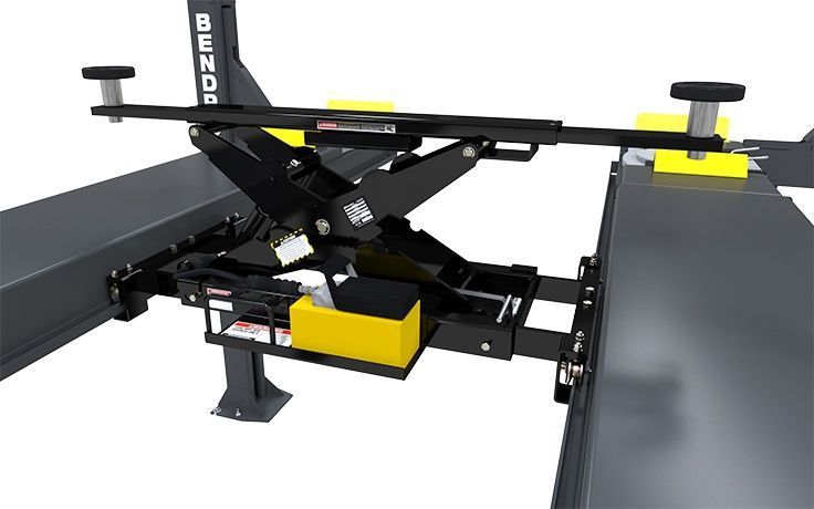 BENDPAK RJ45LP Low-Profile Rolling Bridge Jack with Easy-Roll Wheels, 4,500 lb Capacity