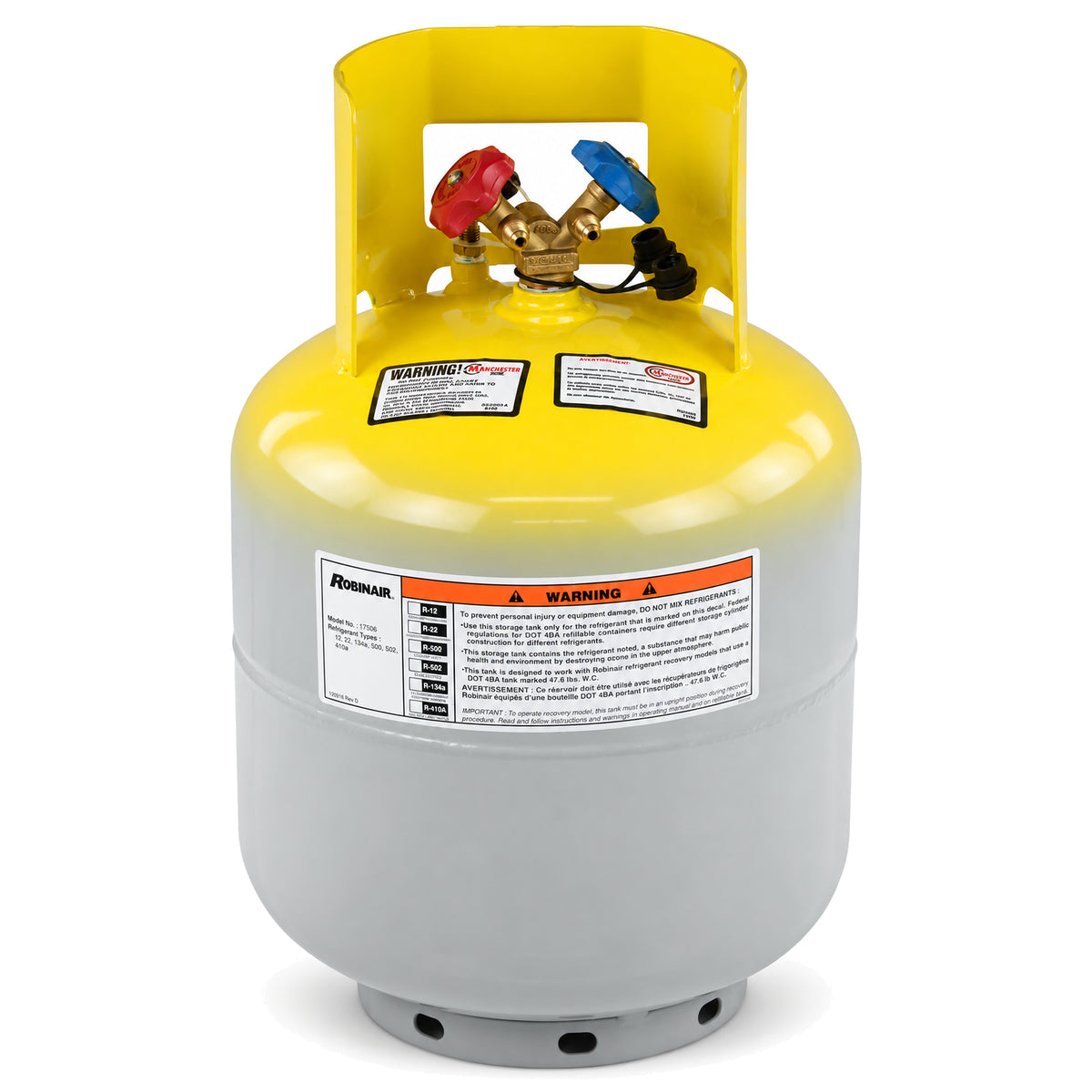 Robinair 17506 50 lb Refrigerant Tank