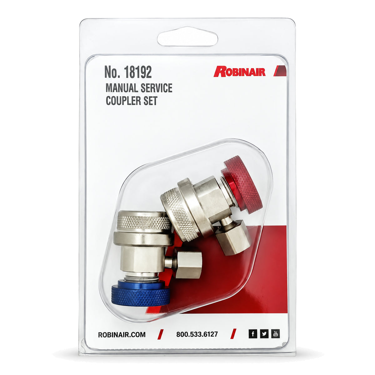Robinair 18192 R-134a Manual Coupler Set