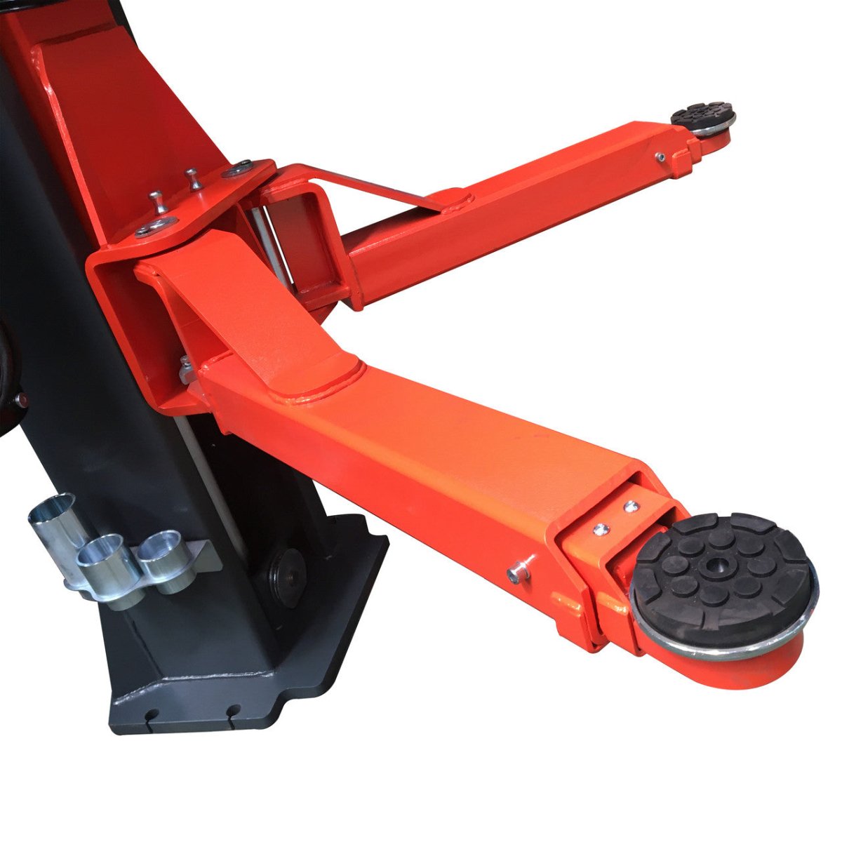 Stratus 2 Post Overhead Clear Floor Direct Drive Auto Vehicle Lift, 14,000 lbs Capacity, Single Point Manual Release, SAE-C14X