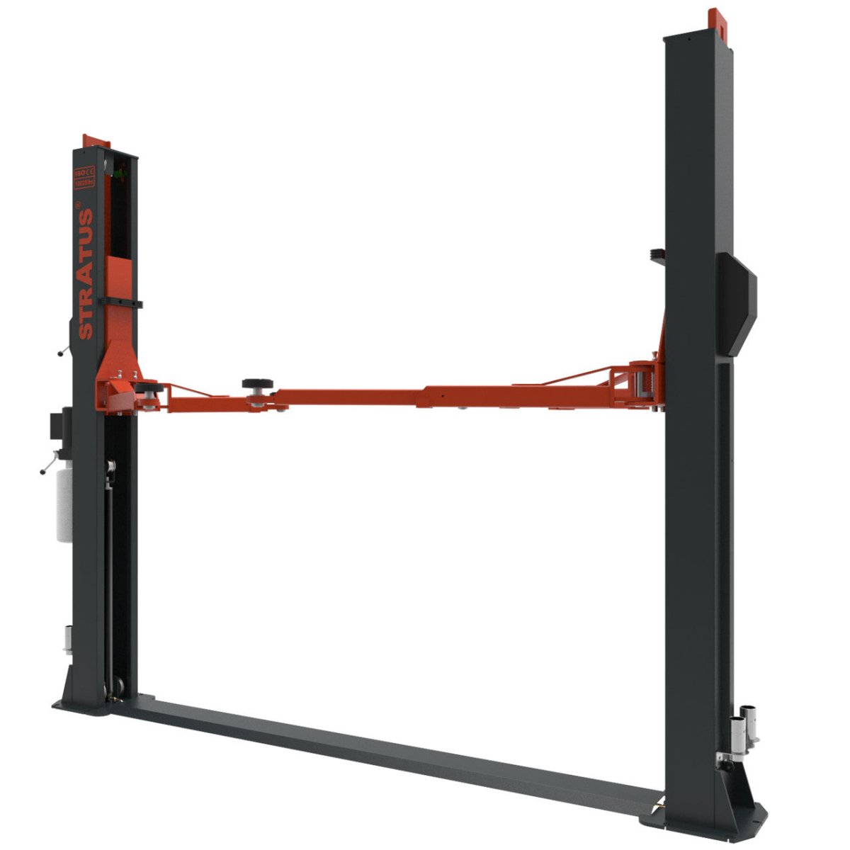 Stratus 2 Post Floor Plate Open Top Vehicle Lift, 10,000 lbs Capacity, SAE-F10S