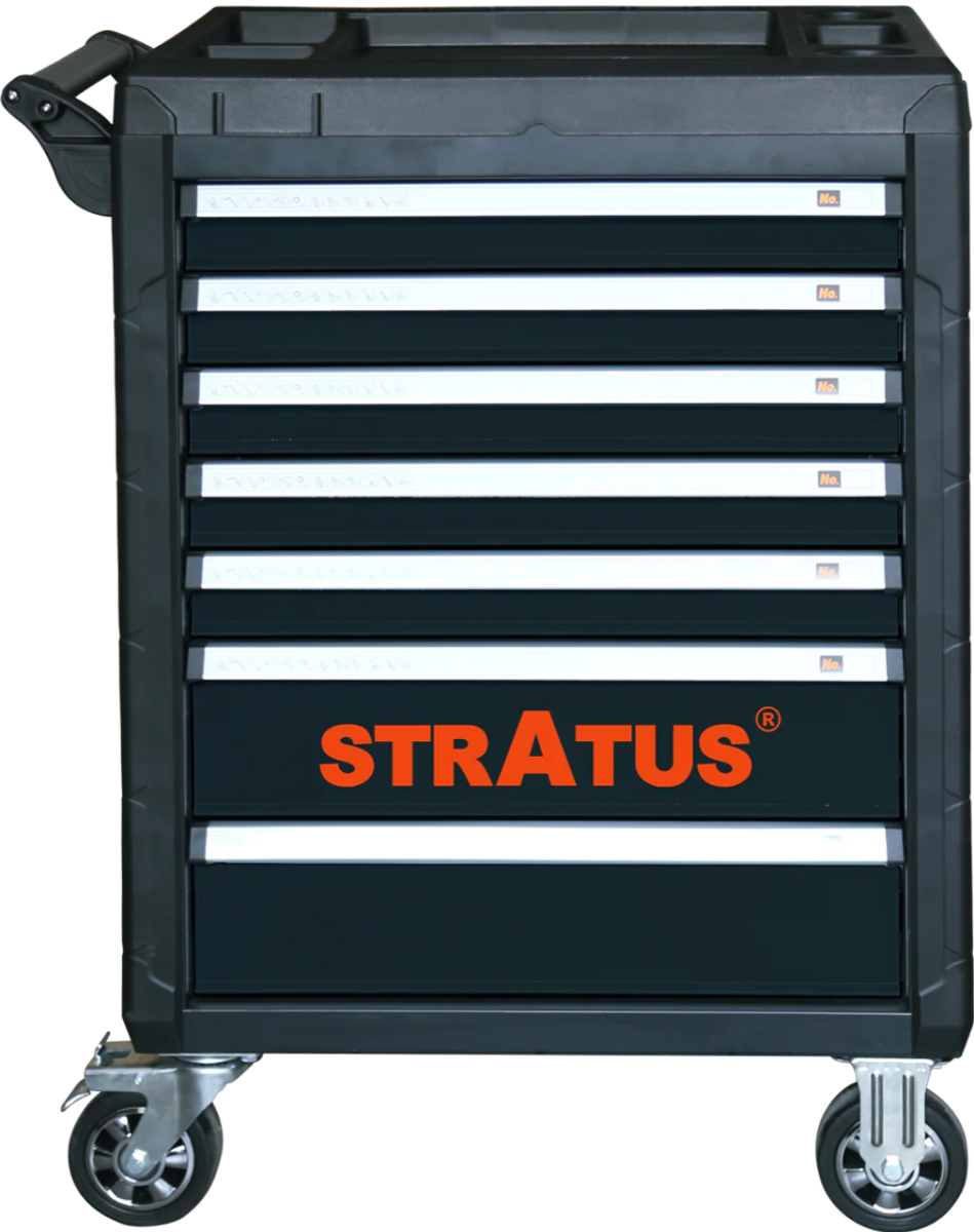 Stratus Heavy Duty Mobile 32 in W 7-Drawer Tool Chest, SAE-TL732