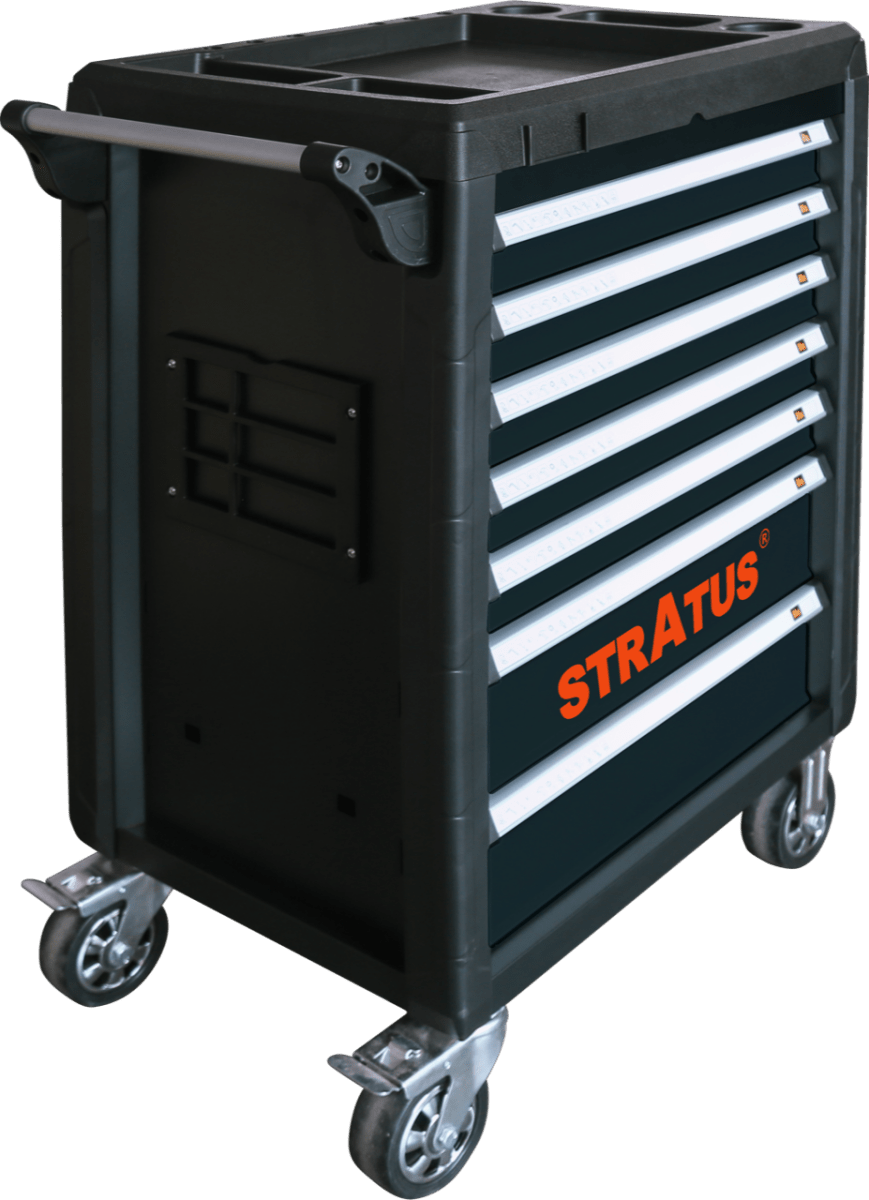 Stratus Heavy Duty Mobile 32 in W 7-Drawer Tool Chest, SAE-TL732
