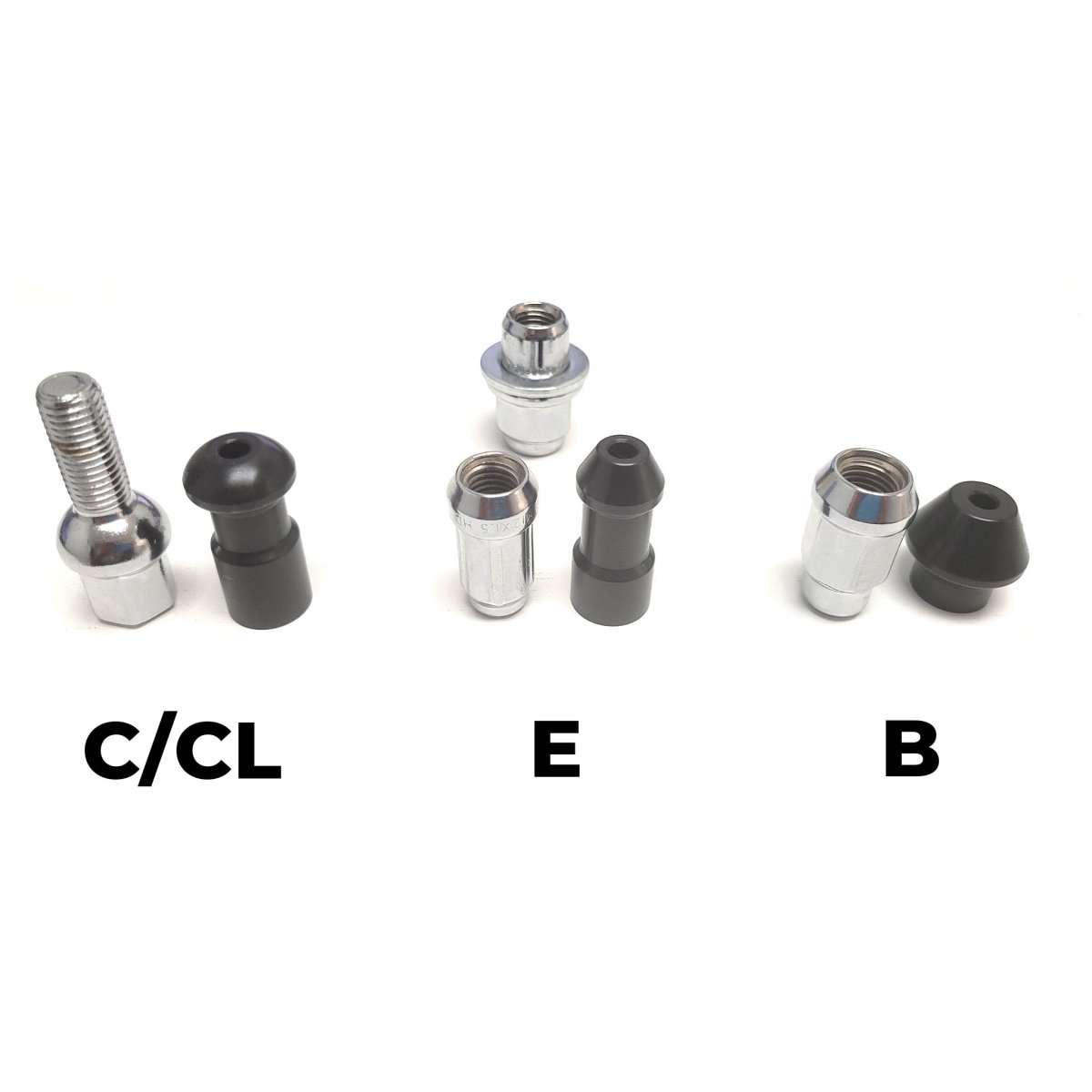 MT-RSR 20-PROAB-40 hardware set for SpeedPlate Pro: studs, cones, and nuts arranged on white.