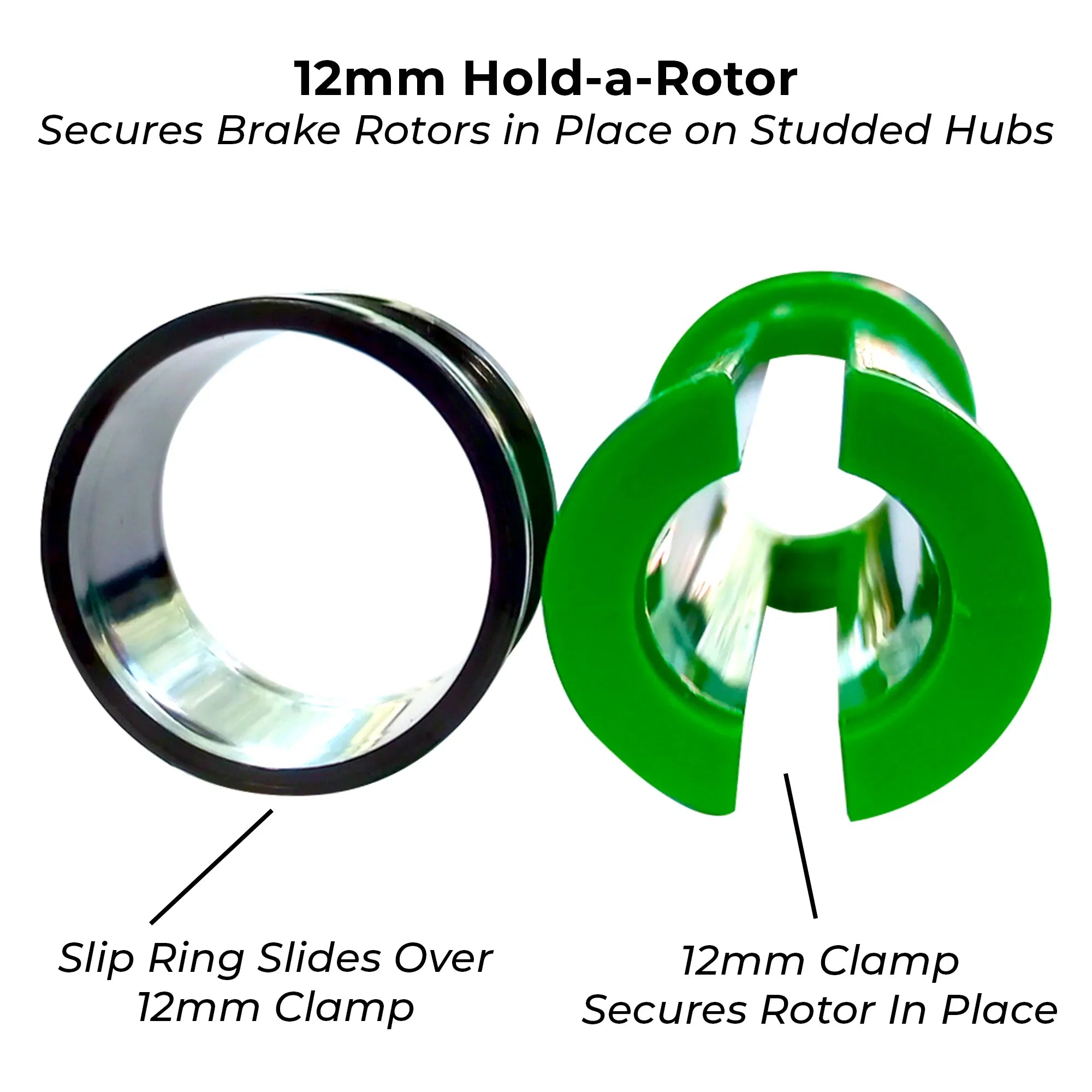 MILTON STC71000 Hold-A-Rotor Brake Rotor Securing Tool, 12mm & 14mm Studs, Hands-Free Lock, Oil & Grease Resistant