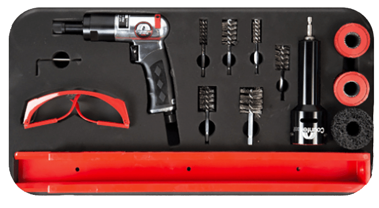 COUNTERACT CA-STKWMK Commercial Wheel Cleaning Kit, Hub Piloted, Complete Cleaning System