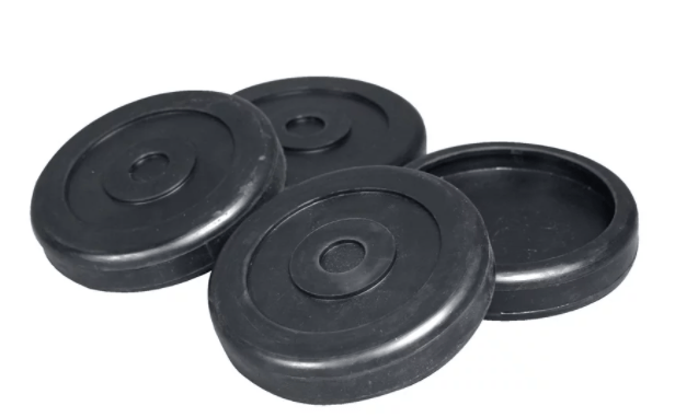 MT-RSR 6523-4 Slip-On Rubber Pad Set, 5" Round for BendPak & Dannmar Lifts (4-Pack)