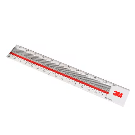 3M RR4029 replacement ruler angled view for 3M PN99473 wheel weights.