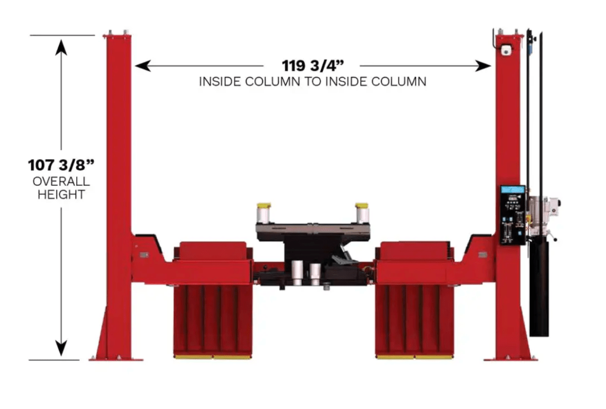 ROTARY ARO22 HD 4-Post Alignment Lift, 22K, Open Front