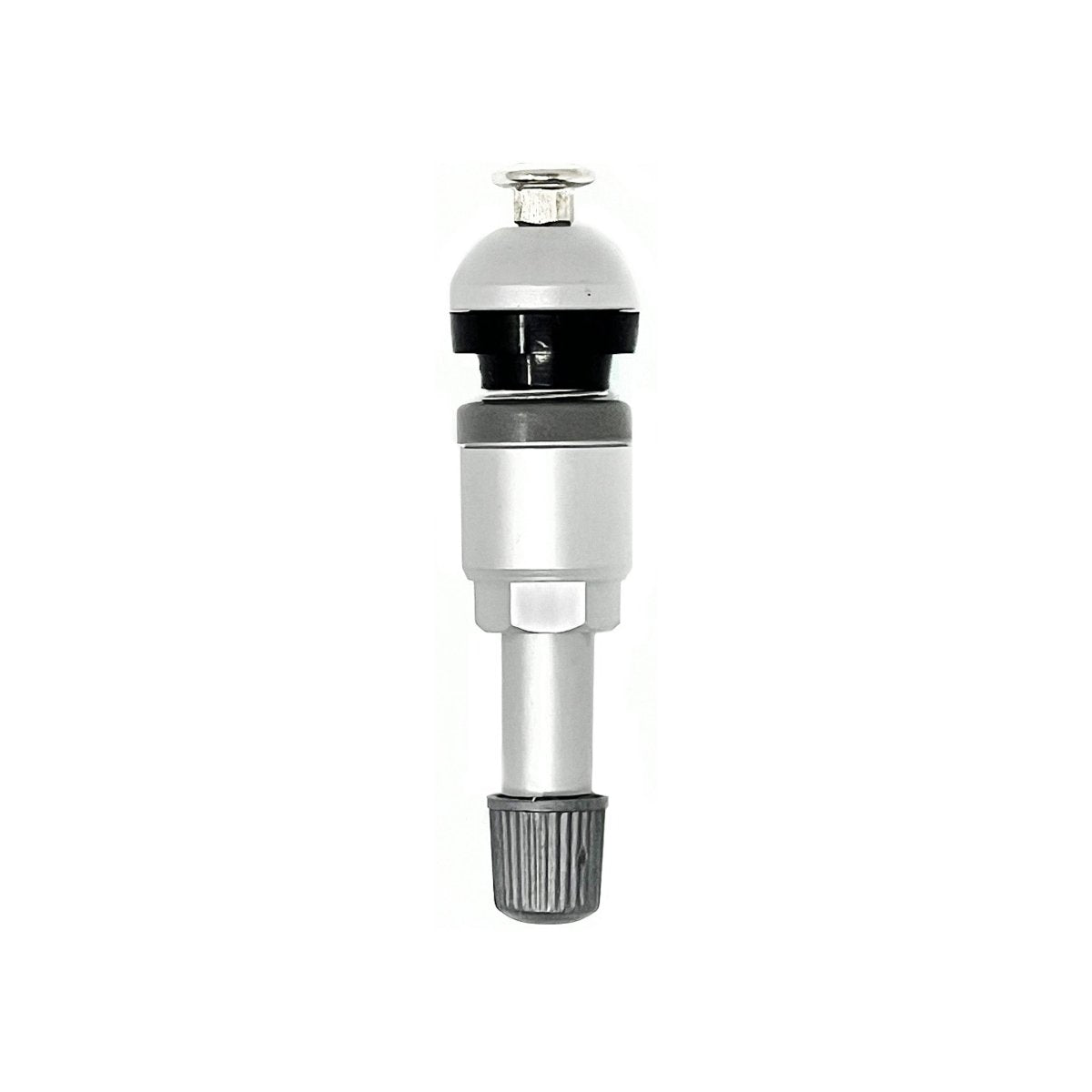 MT-RSR TPS-6204 TPMS valve, 56mm Huf Gen 2, front view showing stem, seal and cap.