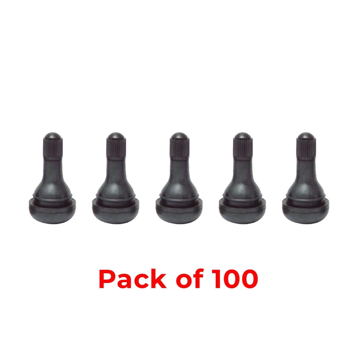 MT-RSR TR415-100 Snap-In Tire Valve, TR415, 1.25" Height, 100-Pack