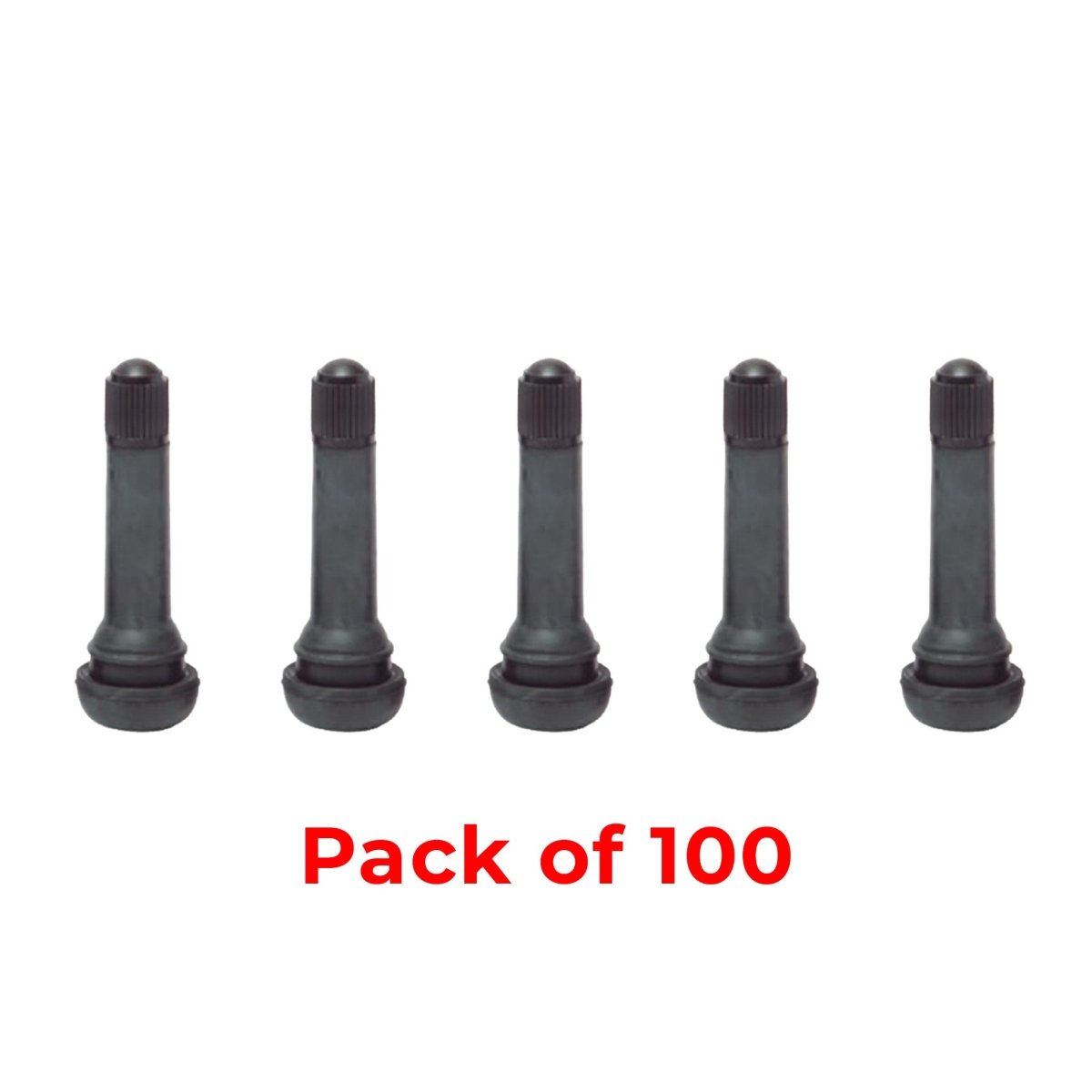 MT-RSR TR418-100 Snap-In Tire Valve, TR418, 2" Height, 100 Pack