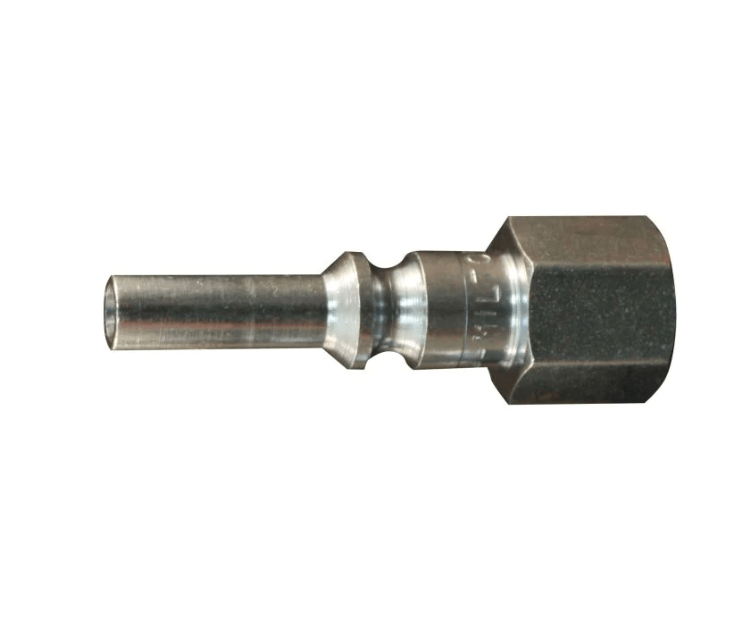 MILTON MIL-792 L-Style Air Plug Fitting, 1/4" FNPT, 32 SCFM, 250°F Max