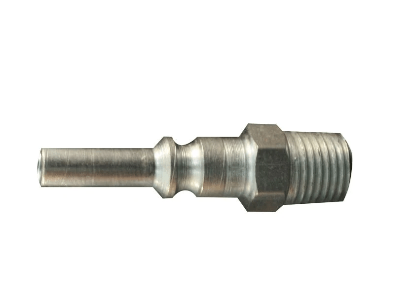 MILTON MIL-791 L-Style Air Plug Fitting, 1/4" MNPT, 300 PSI, 32 SCFM