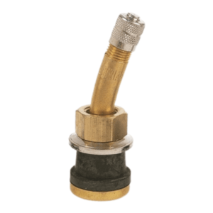 MT-RSR TR500A Clamp-In Truck Tire Valve, 23° Bend, 0.625" Bore