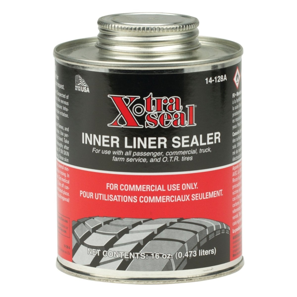 XTRA SEAL Inner Liner Sealer 16oz metal can with red and black label shown on white background.