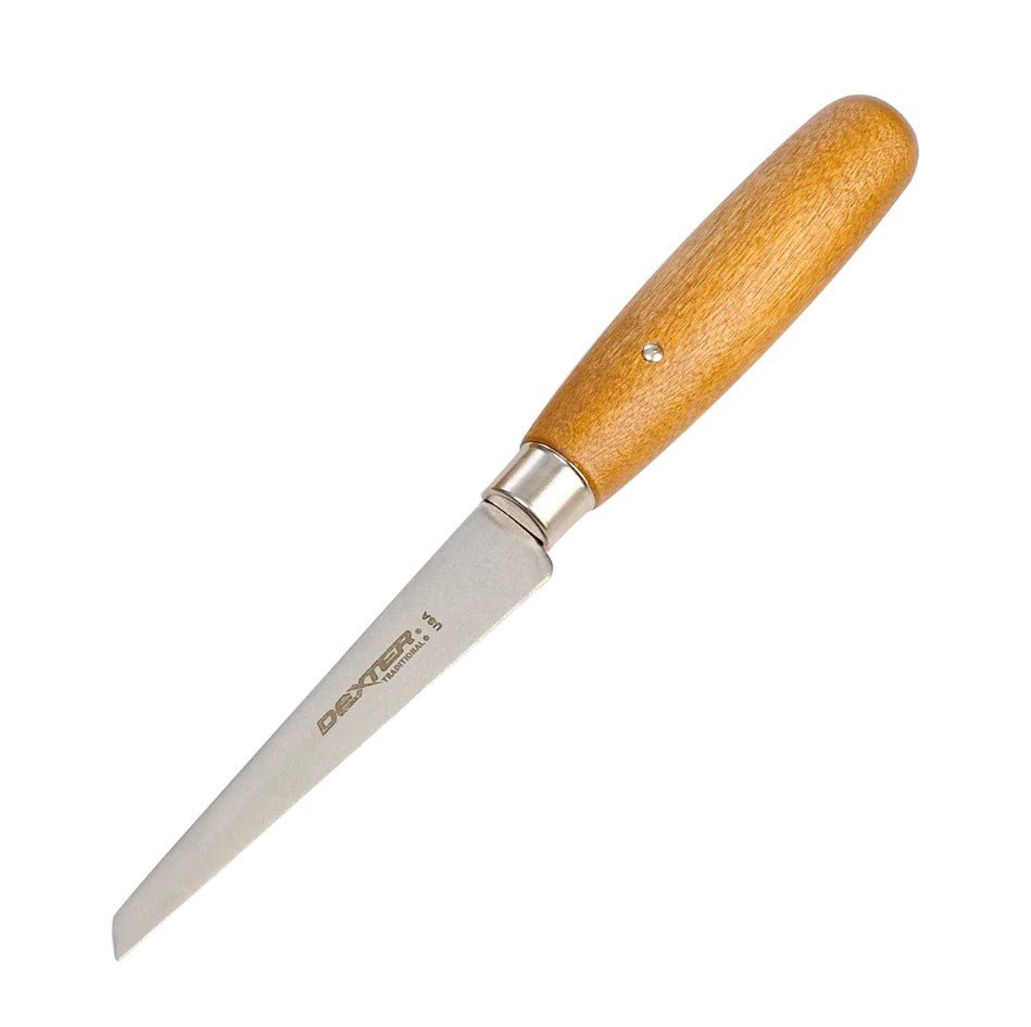 XTRA SEAL flexible skiving knife with metal blade and ergonomic handle shown on white background.