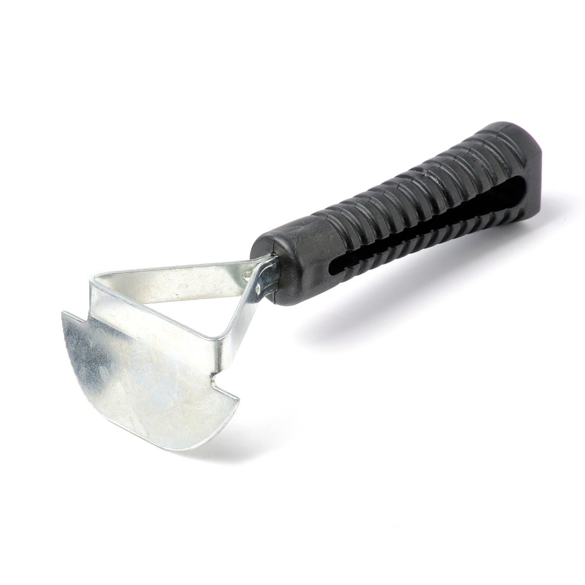 XTRA SEAL hoe style liner scraper with metal blade and ergonomic handle shown on white background.