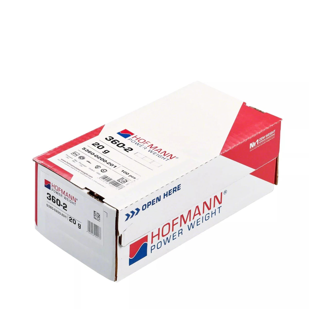 Hofmann Power Weight WW-WG-360-20 Adhesive Wheel Weights, Type 360, 20g, Box of 100