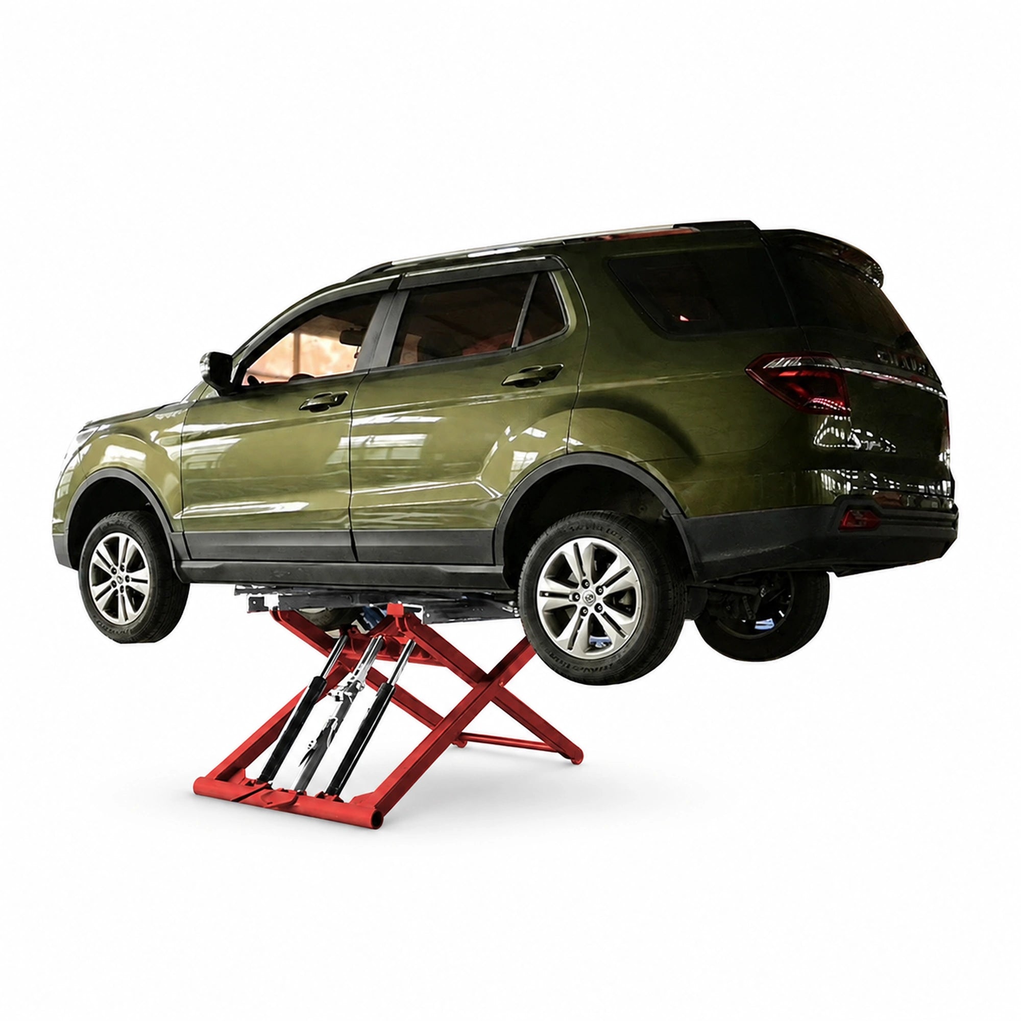 Katool KT-X66 - Scissor Car Lift (6,600 lb, Mid-Rise)