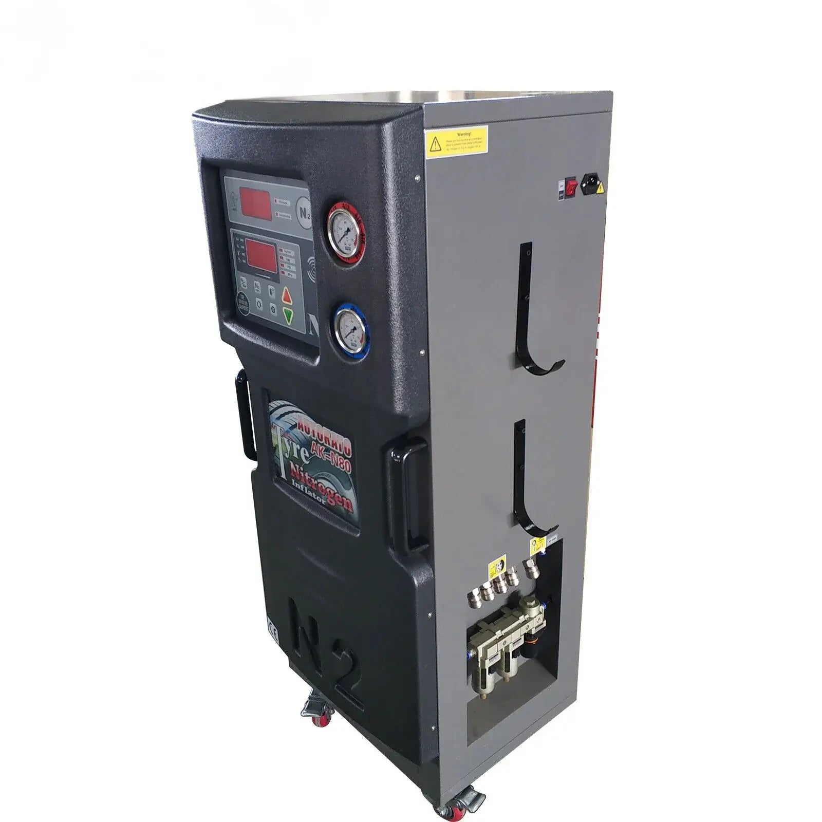 Katool KT-N80 Nitrogen Generator side profile showing heavy-duty steel cabinet