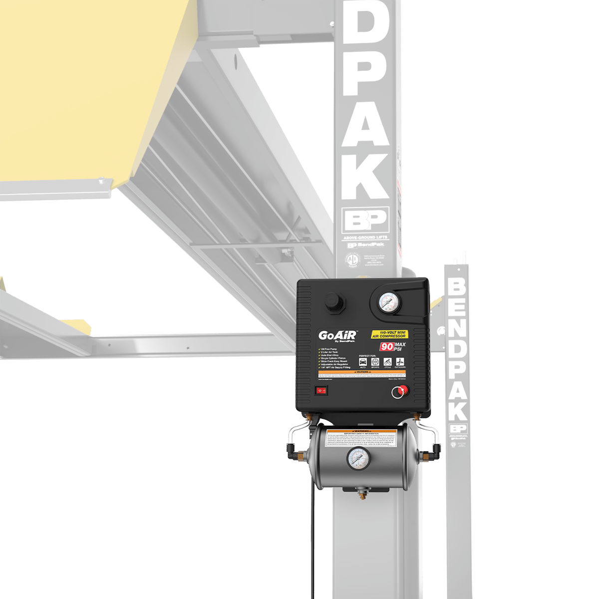 BendPak Mini Air Compressor - 110V 120 PSI Max