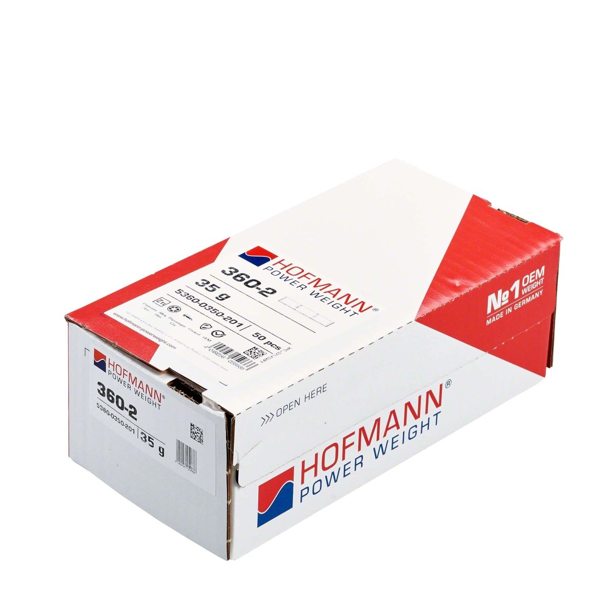 Hofmann Power Weight WW-WG-360-35 Adhesive Wheel Weights, Type 360, 35g, Box of 50