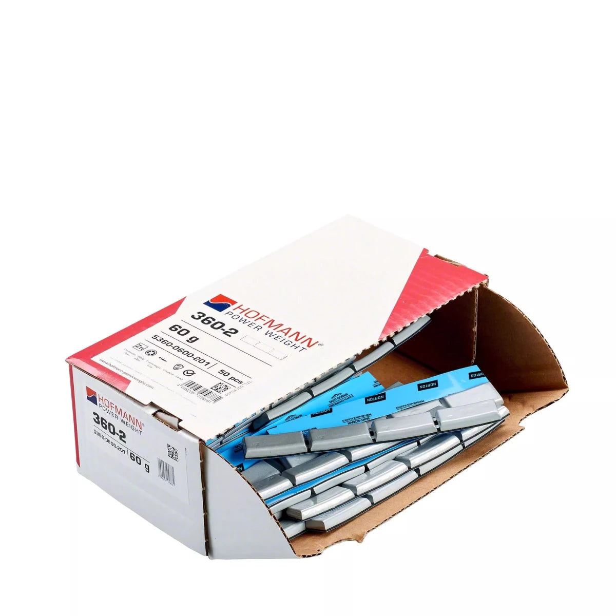 Hofmann Power Weight WW-WG-360-60 Adhesive Wheel Weights, Type 360, 60g, Box of 50