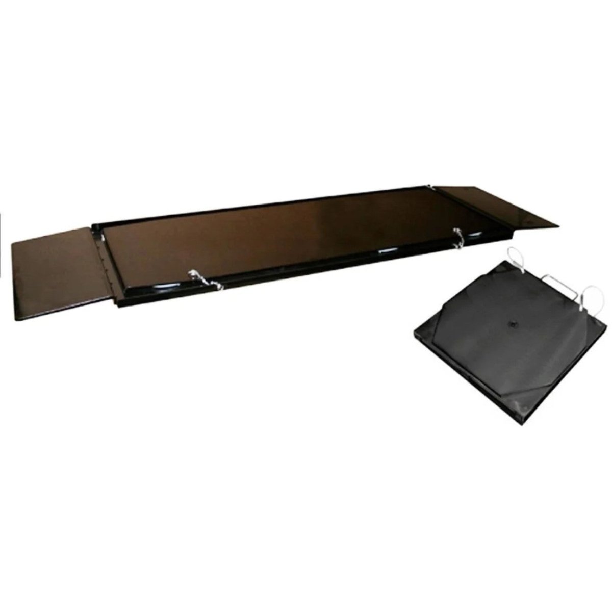 Challenger 40200-3DBK Bolt-On Alignment Kit with 3D capability and black powder-coated turn plates, designed for 4P12, 4P14, and 4015 series lifts.