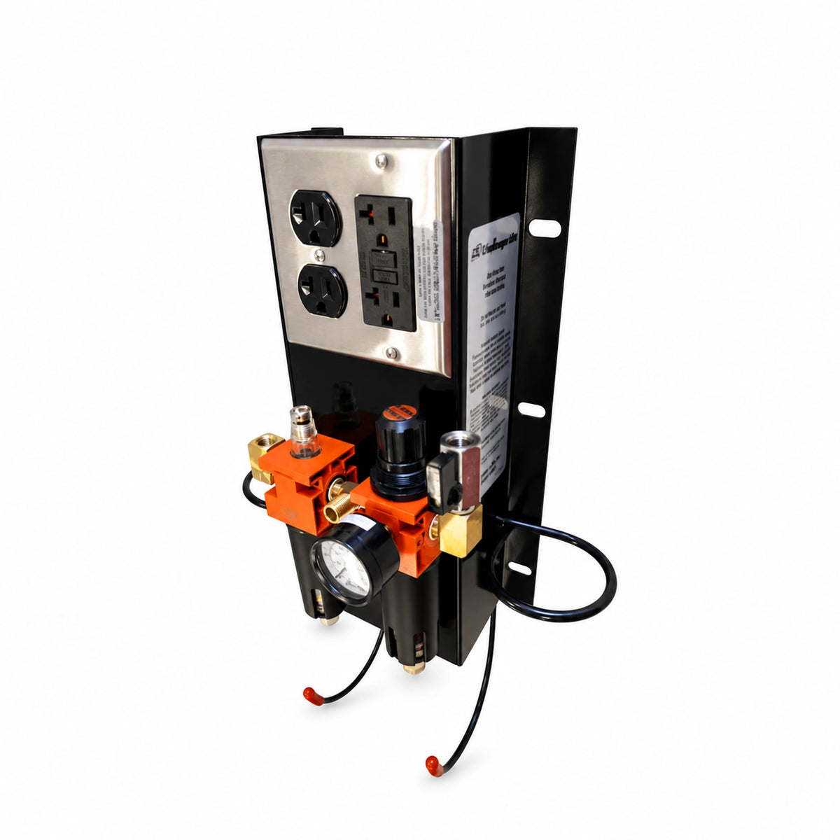 Challenger B10264A Air/Electric Workstation With Filter, Lubricator and Regulator